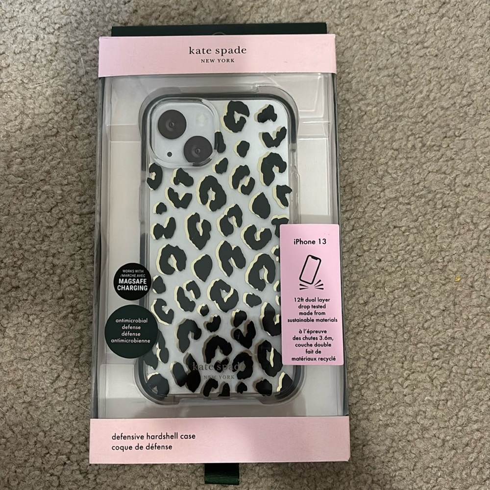 Kate spade leopard phone case